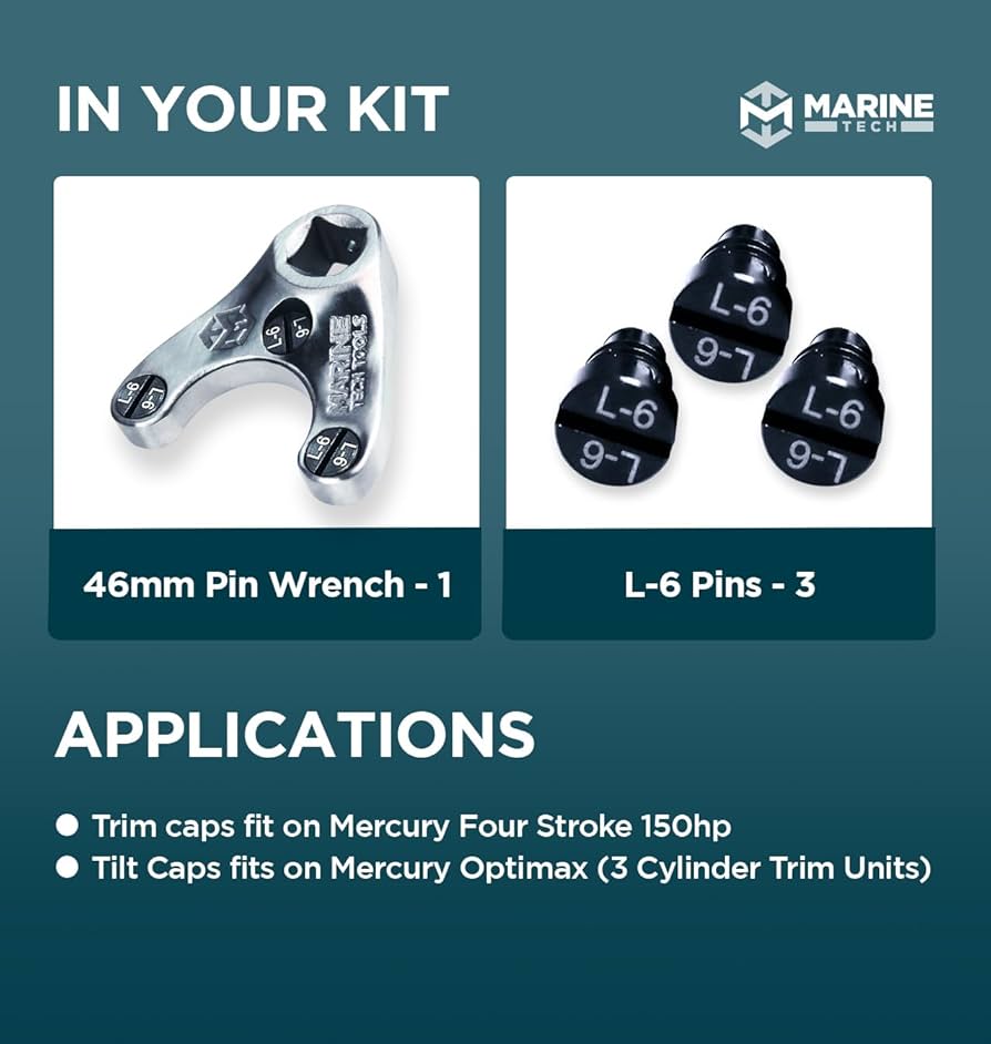 Marine Tech Tools 46mm Outboard Trim Tilt Pin Wrench